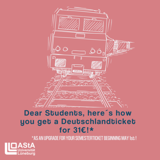 Dear Students. here´s how you get a Deutschlandticket for 31€, as an upgrade for your Semesterticket.
